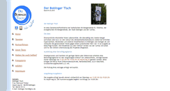 Desktop Screenshot of bobinger-tisch.de
